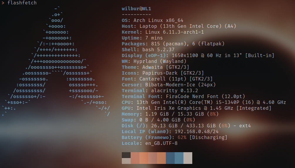 flashfetch for framework laptop 13
